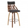 LumiSource York Counter Stool - CHARCOAL - Perspective - LumiSource York Counter Stool - CHARCOAL - Perspective