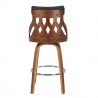 LumiSource York Counter Stool - CHARCOAL - Rear - LumiSource York Counter Stool - CHARCOAL - Rear