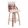 LumiSource York Counter Stool - CREAM - Perspective - LumiSource York Counter Stool - CREAM - Perspective