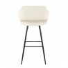 LumiSource Margarite Barstool - Set of 2 - CREAM - Rear - LumiSource Margarite Barstool - Set of 2 - CREAM - Rear