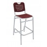 Aluminum Barstool - BAL-03 - Bordeaux - Aluminum Barstool - BAL-03 - Bordeaux