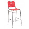 Aluminum Barstool - BAL-03 - Red - Aluminum Barstool - BAL-03 - Red