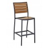 Aluminum Barstool - Black - Aluminum Barstool - Black