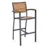 Aluminum Barstool - Black - Aluminum Barstool - Black