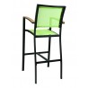 Aluminum Barstool - Key Lime - Back - Aluminum Barstool - Key Lime - Back
