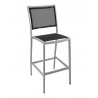 Aluminum Barstool - Black - Aluminum Barstool - Black