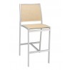 Aluminum Barstool - Light Basket - Aluminum Barstool - Light Basket