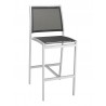 Aluminum Barstool - Silver Black - Aluminum Barstool - Silver Black