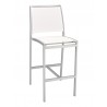 Aluminum Barstool - Silver White - Aluminum Barstool - Silver White