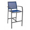 Aluminum Barstool - BAL-5724A - Anthracite Blue - Aluminum Barstool - BAL-5724A - Anthracite Blue