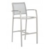 Aluminum Barstool - BAL-5724A - Silver - Aluminum Barstool - BAL-5724A - Silver