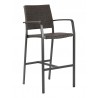 Aluminum Barstool - BAL-5725A - Anthracite Black - Aluminum Barstool - BAL-5725A - Anthracite Black