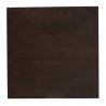 Baxton Studio Britte Dark Oak Brown Wood Square Dining Table - Baxton Studio Britte Dark Oak Brown Wood Square Dining Table