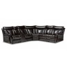 Baxton Studio Lewis Dark Brown Faux Leather 6pc Reclining Sectional - Baxton Studio Lewis Dark Brown Faux Leather 6pc Reclining Sectional