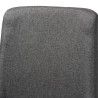 Baxton Studio Pernille Grey Fabric Upholstered Dining Chairs - Set of 4 - Baxton Studio Pernille Grey Fabric Upholstered Dining Chairs - Set of 4