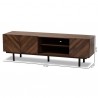 Baxton Studio Berit Walnut Wood TV Stand - Baxton Studio Berit Walnut Wood TV Stand