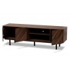 Baxton Studio Berit Walnut Wood TV Stand - Baxton Studio Berit Walnut Wood TV Stand