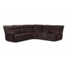 Baxton Studio Sabella Chocolate Brown Fabric 7pc Reclining Sectional Sofa - Baxton Studio Sabella Chocolate Brown Fabric 7pc Reclining Sectional Sofa