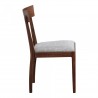 Moe's Home Collection Leone Dining Chair Walnut Set Of Two - Side - Moe's Home Collection Leone Dining Chair Walnut Set Of Two - Side