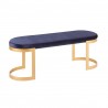 LumiSource Demi Bench - BLUE - Perspective - LumiSource Demi Bench - BLUE - Perspective