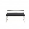 LumiSource Fuji Bench - BLACK - Front - LumiSource Fuji Bench - BLACK - Front
