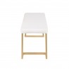 LumiSource Midas Bench - WHITE - Side - LumiSource Midas Bench - WHITE - Side