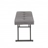 LumiSource Roman Bench - GREY - Side - LumiSource Roman Bench - GREY - Side