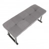 LumiSource Roman Bench - GREY - Top - LumiSource Roman Bench - GREY - Top