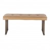 LumiSource Roman Bench - CAMEL - Front/Rear - LumiSource Roman Bench - CAMEL - Front/Rear