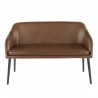 LumiSource Shelton Bench - ESPRESSO - Front - LumiSource Shelton Bench - ESPRESSO - Front