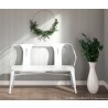 LumiSource Waco Bench - WHITE - Lifestyle - LumiSource Waco Bench - WHITE - Lifestyle