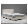 Mobital Blanche King Bed High Gloss Stone - Mobital Blanche King Bed High Gloss Stone