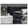 Fresca King Bed Charcoal Grey Fabric - Detailed - Fresca King Bed Charcoal Grey Fabric - Detailed