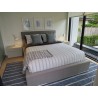 Reve Queen Bed Grey Fabric - Lifestyle 1 - Reve Queen Bed Grey Fabric - Lifestyle 1
