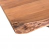 Moe's Home Collection Smoked Bent Large Dining Table - Top Closeup - Moe's Home Collection Smoked Bent Large Dining Table - Top Closeup