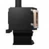 Catalyst Wood Stove With Steel Door - Right - Catalyst Wood Stove With Steel Door - Right