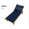 Royal Teak Collection Sundaze Teak Lounges - Blue