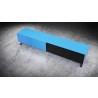 Influencer 90" TV Stand - Matte Blue - Top Angled - Influencer 90" TV Stand - Matte Blue - Top Angled
