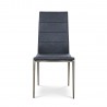 B-Modern - Soiree Dining Chair  Stainless Steel Back - Front - B-Modern - Soiree Dining Chair  Stainless Steel Back - Front