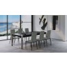Savant Dining Table - Matte Black / Stainless Steel - Lfestyle - Savant Dining Table - Matte Black / Stainless Steel - Lfestyle