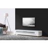 B-Modern Editor Remix TV Stand  - White White Glass Main - B-Modern Editor Remix TV Stand  - White White Glass Main