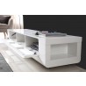 B-Modern Editor Remix TV Stand - White - White Glass - Side - B-Modern Editor Remix TV Stand - White - White Glass - Side