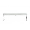 Savannah Bench White - Front - Savannah Bench White - Front