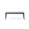 Whiteline Modern Living Jared Bench Dark Grey Faux Leather - Front - Whiteline Modern Living Jared Bench Dark Grey Faux Leather - Front