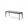 Whiteline Modern Living Jared Bench Dark Grey Faux Leather - Angled - Whiteline Modern Living Jared Bench Dark Grey Faux Leather - Angled