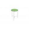 Bellini Modern Living Bolt Glass Top Side Table - Green - Bellini Modern Living Bolt Glass Top Side Table - Green