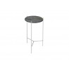 Bellini Modern Living Bolt Marble Top Side Table - Black - Bellini Modern Living Bolt Marble Top Side Table - Black