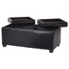 Bedford Storage Ottoman - Open - Espresso - Bedford Storage Ottoman - Open - Espresso