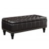 Caldwell Storage Ottoman - Espresso - Caldwell Storage Ottoman - Espresso