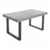 Moe's Home Collection Jedrik Outdoor Dining Table Small - Angled - Moe's Home Collection Jedrik Outdoor Dining Table Small - Angled